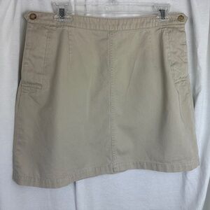 Mini Skirt Durable Goods Khaki Size 12